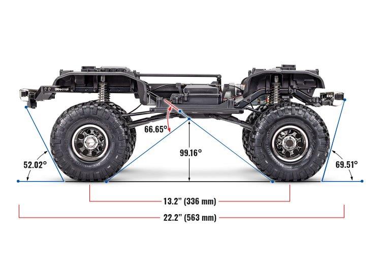Traxxas TRX-4 Crawler Chevrolet K10 High Trail Röd RTR - 12