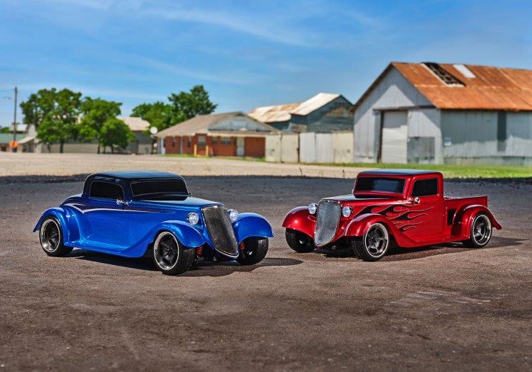 Traxxas Factory Five 33 Hot Rod Coupe 1/10 AWD RTR Blå* - 2