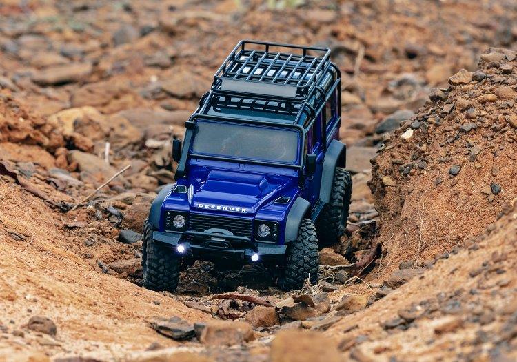 Traxxas TRX-4M 1/18 Land Rover Defender Crawler Blå RTR - 22