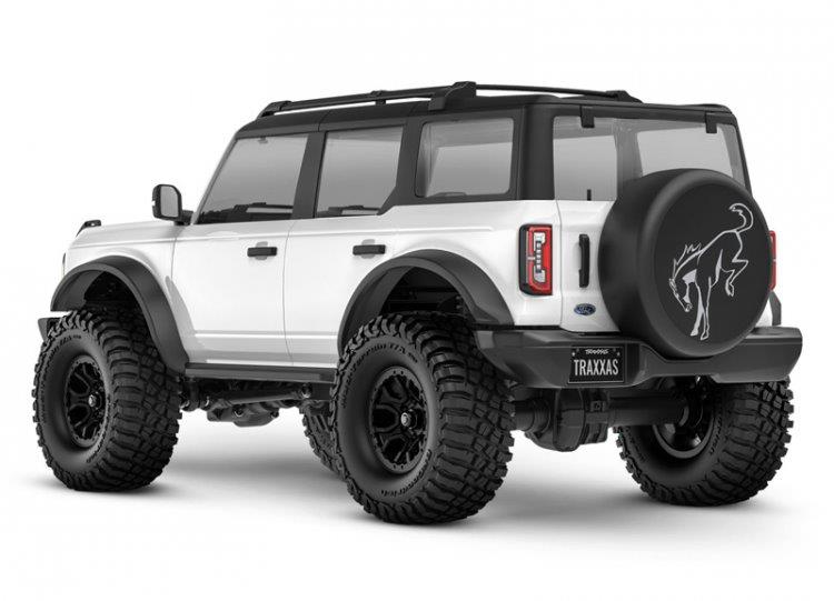 Traxxas TRX-4M 1/18 Ford Bronco Crawler Vit RTR - 2S LiPo/USB Laddare - 25