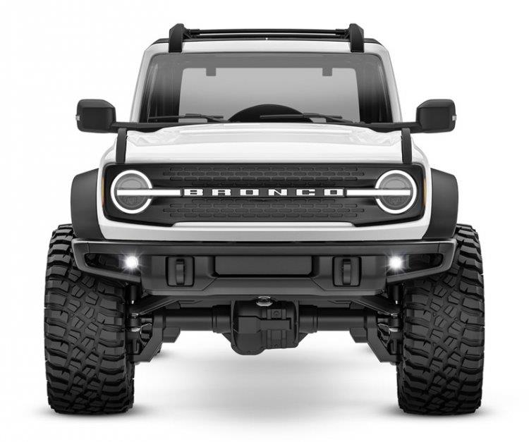 Traxxas TRX-4M 1/18 Ford Bronco Crawler Vit RTR - 2S LiPo/USB Laddare - 24