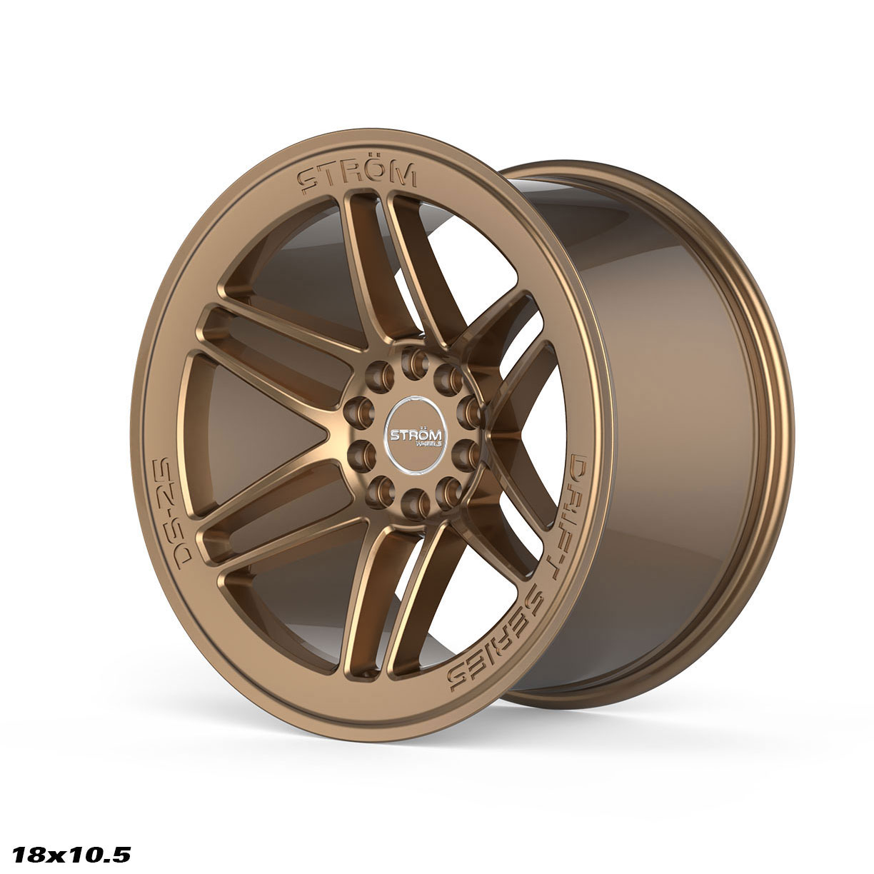 Ström Wheels DS-25 18x10,5 ET30 5x114,3/5x120 Gloss Bronze