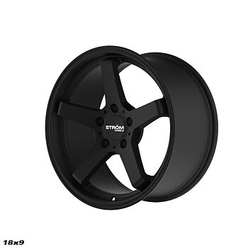 Ström Wheels DS-35 18x9 ET30 5x114,3 Full Satin Black