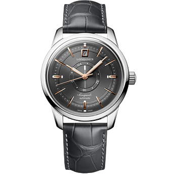 L1.648.4.62.2 Longines Conquest Heritage Central Power Reserve 38 grå