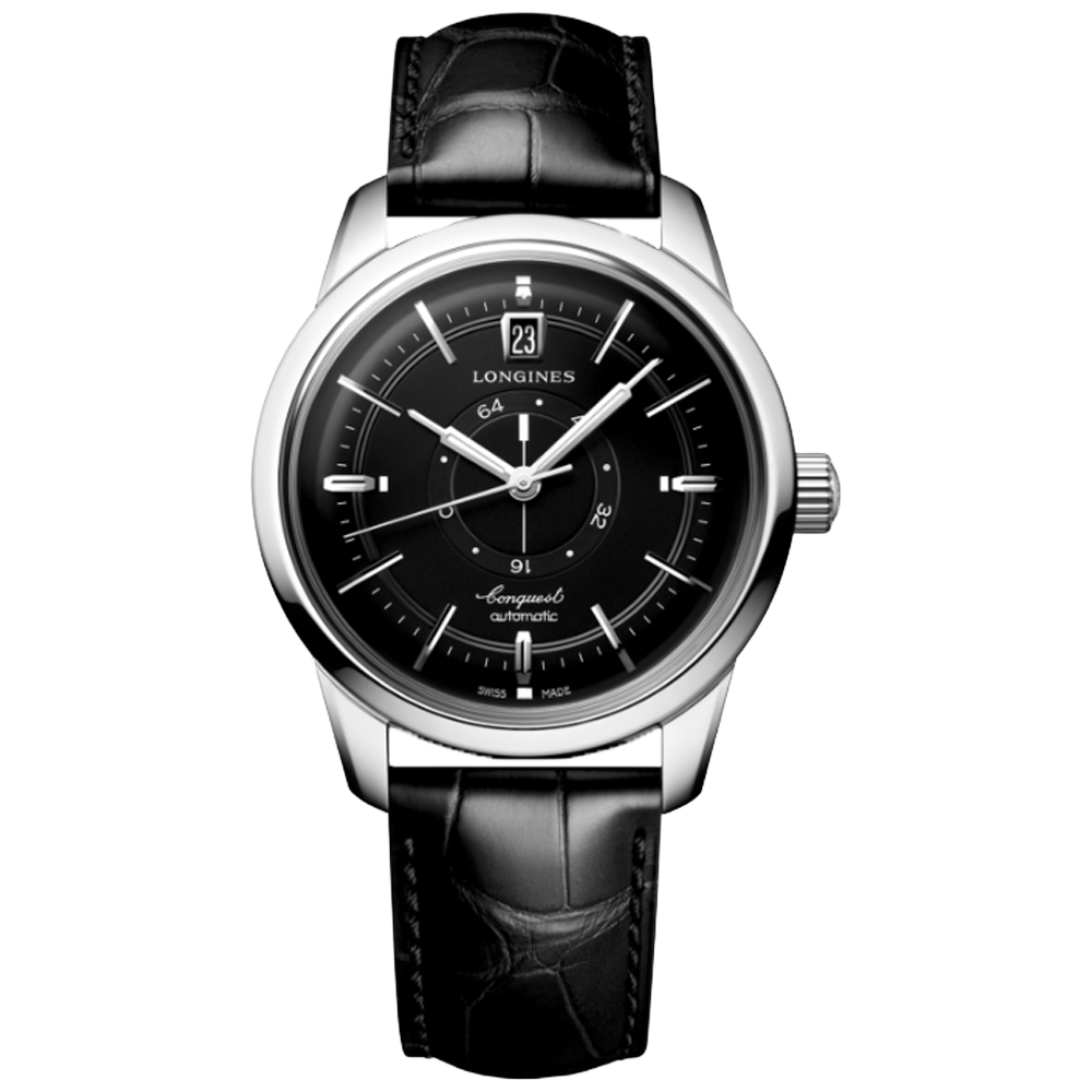 L1.648.4.52.2  Longines Conquest Heritage Central Power Reserve 38 svart