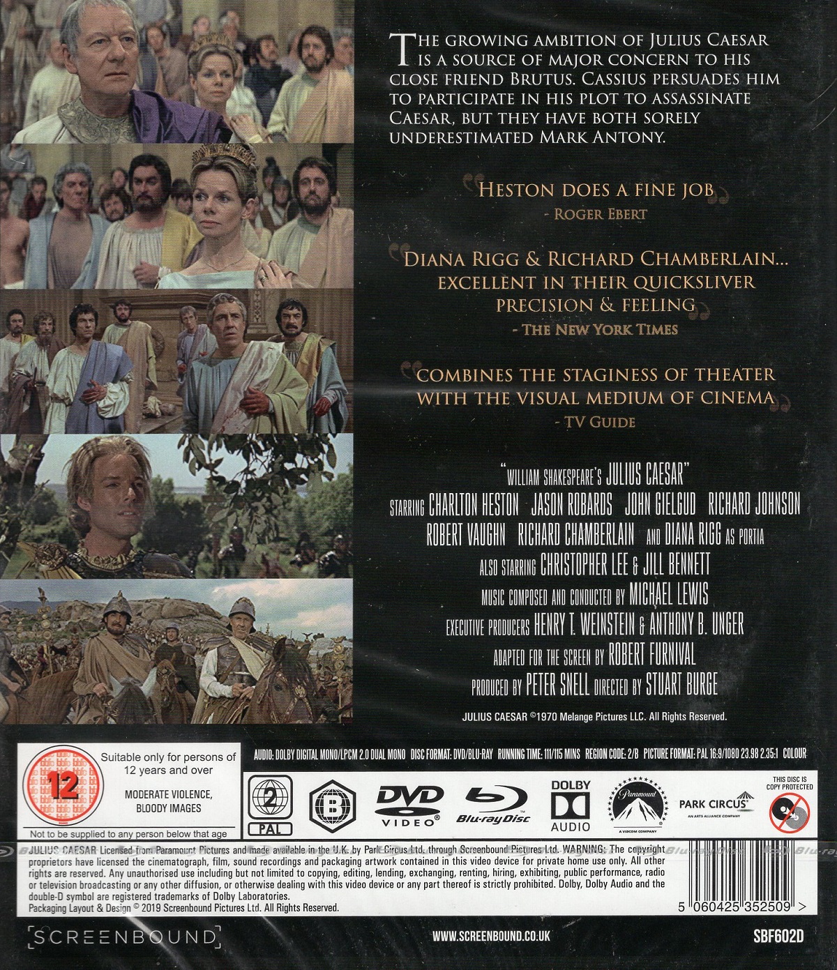 Julius Caesar (ej svensk text) (Blu-ray + DVD) - 2