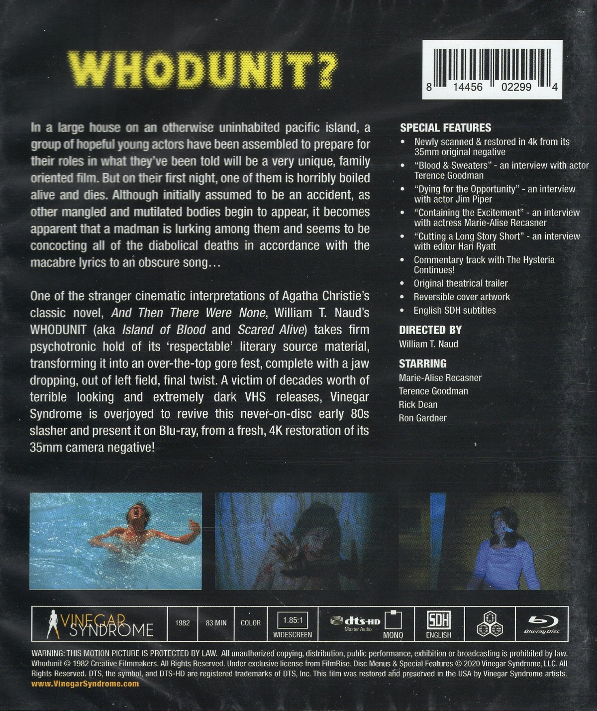 Whodunit (aka Island of Blood) (ej svensk text) (Blu-ray) - 2