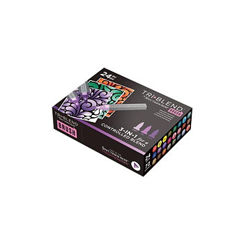 Spectrum Noir - Triblend Brush Markers 24/Pkg 