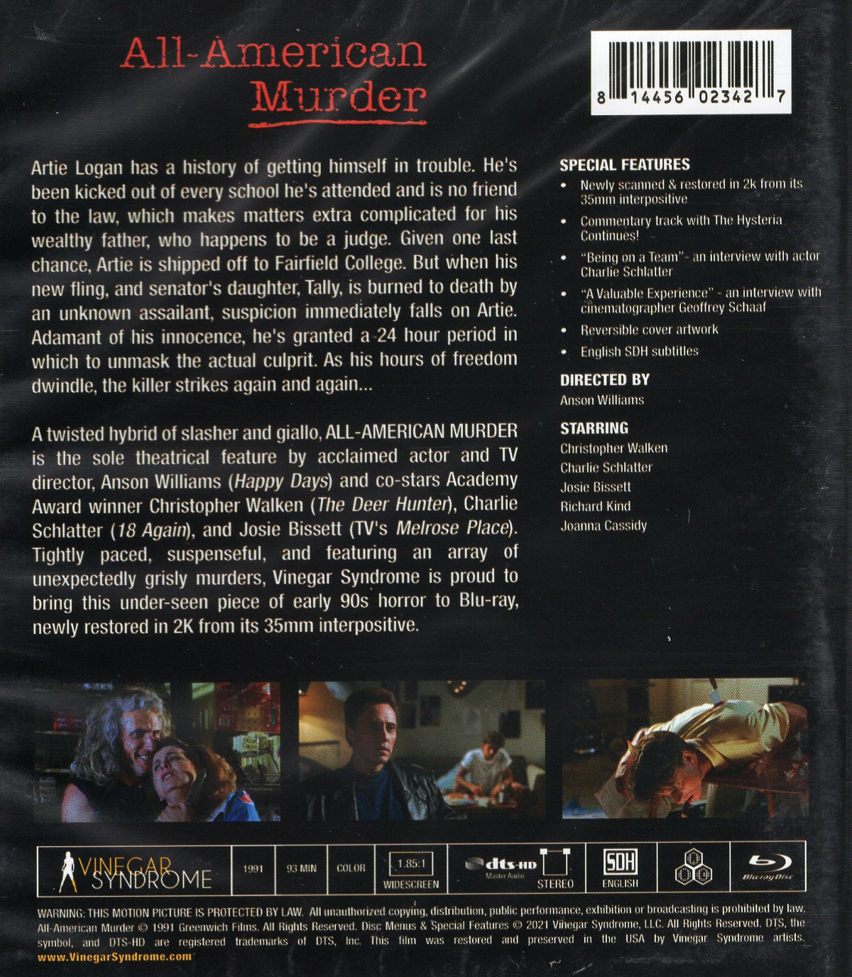 All-American Murder (ej svensk text) (Blu-ray) - 2