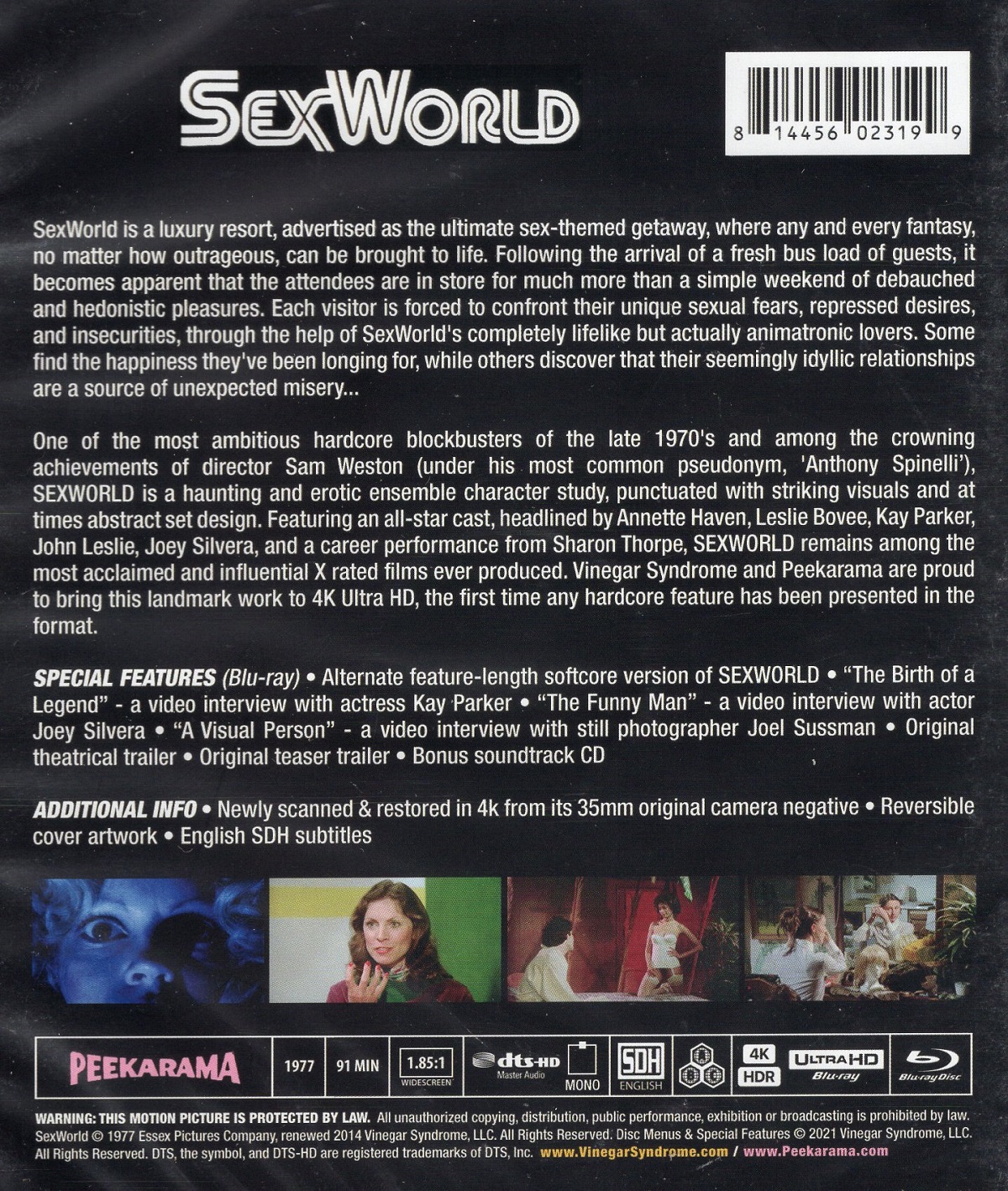 Sex World (ej svensk text) (4K Ultra HD + Blu-ray + CD) - 2