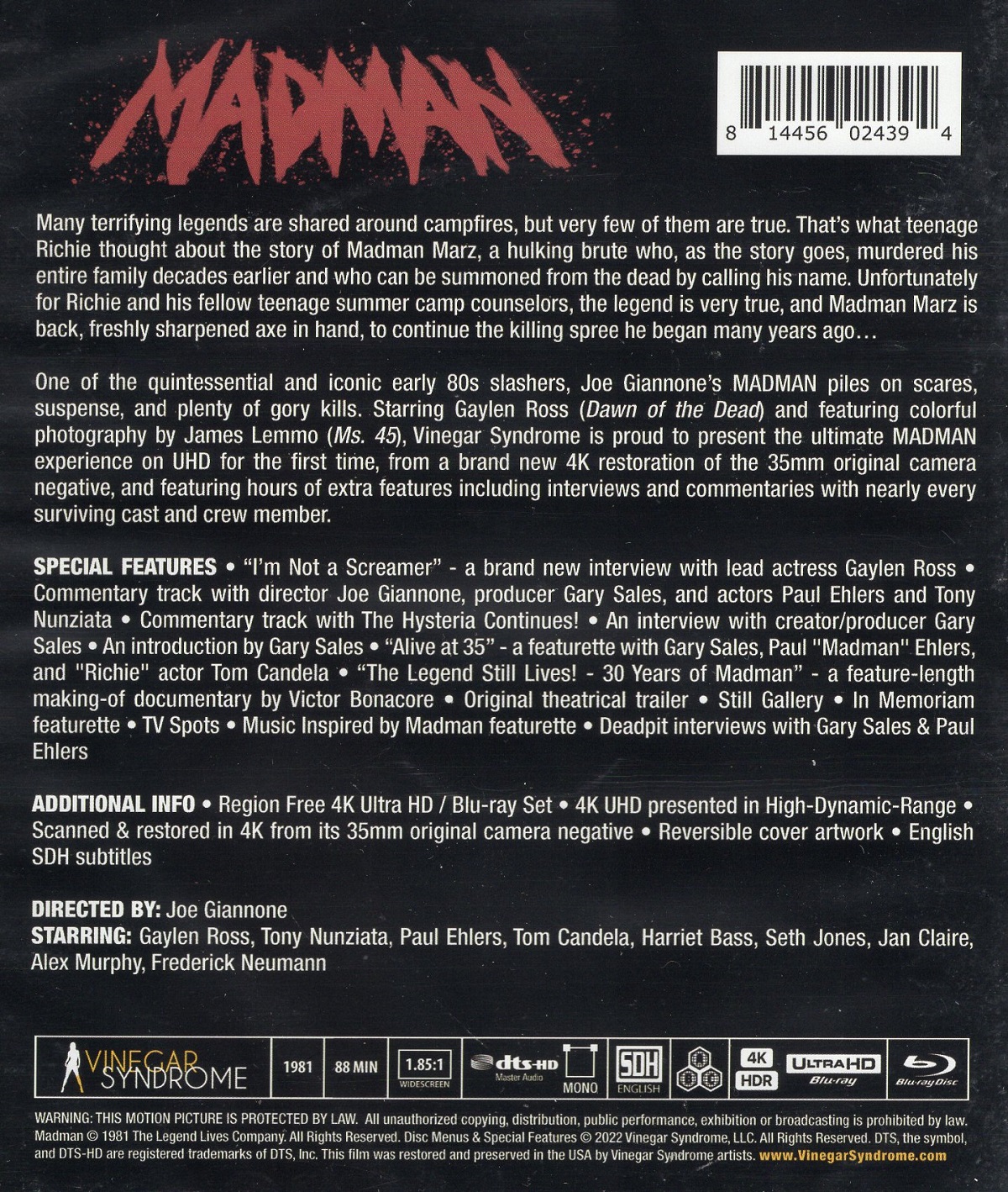 Madman (ej svensk text) (4K Ultra HD + Blu-ray) - 2