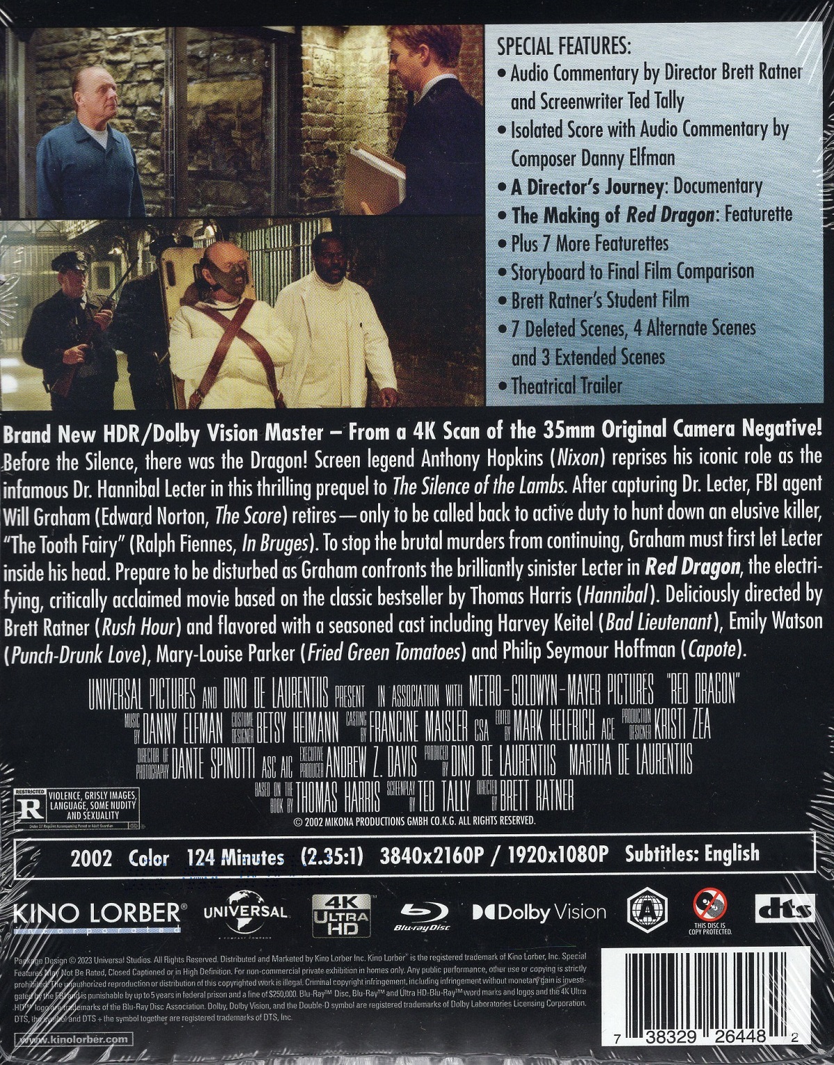 Red Dragon (ej svensk text) (4K Ultra HD + Blu-ray) - 2