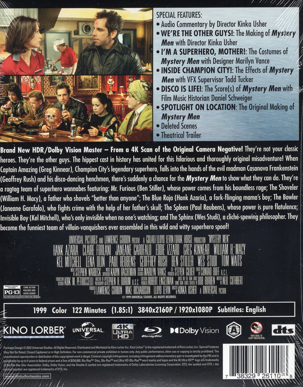 Mystery Men (ej svensk text) (4K Ultra HD + Blu-ray) - 2