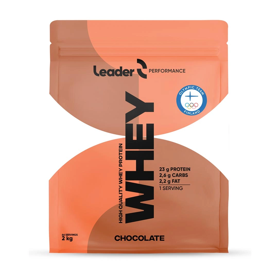 Leader 2 kg Performance Whey Protein Vassleprotein  Choklad