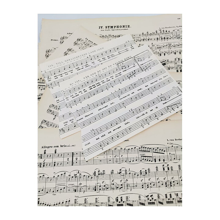 Vintage Music Notes
