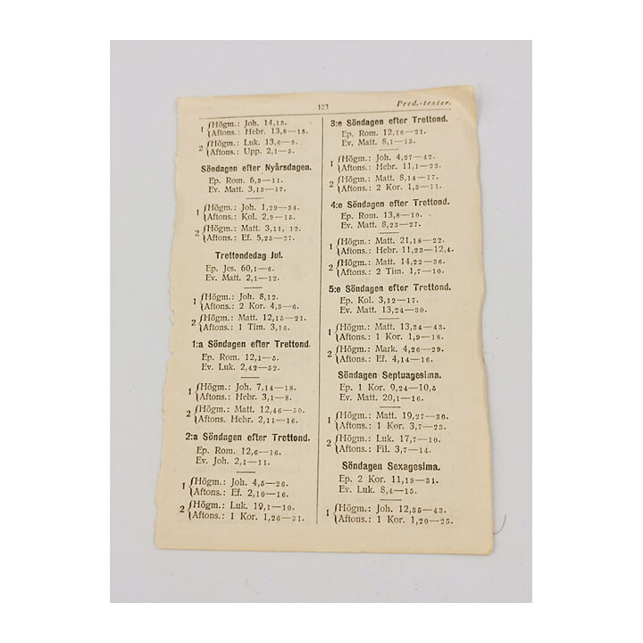 Vintage Pages Swedish Hymn Books