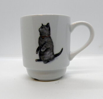 Kaffe, te mugg 25 cl Katter