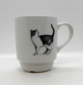Kaffe, te mugg 25 cl Katter
