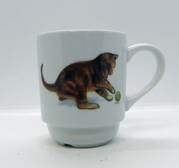 Kaffe, te mugg 25 cl Katter