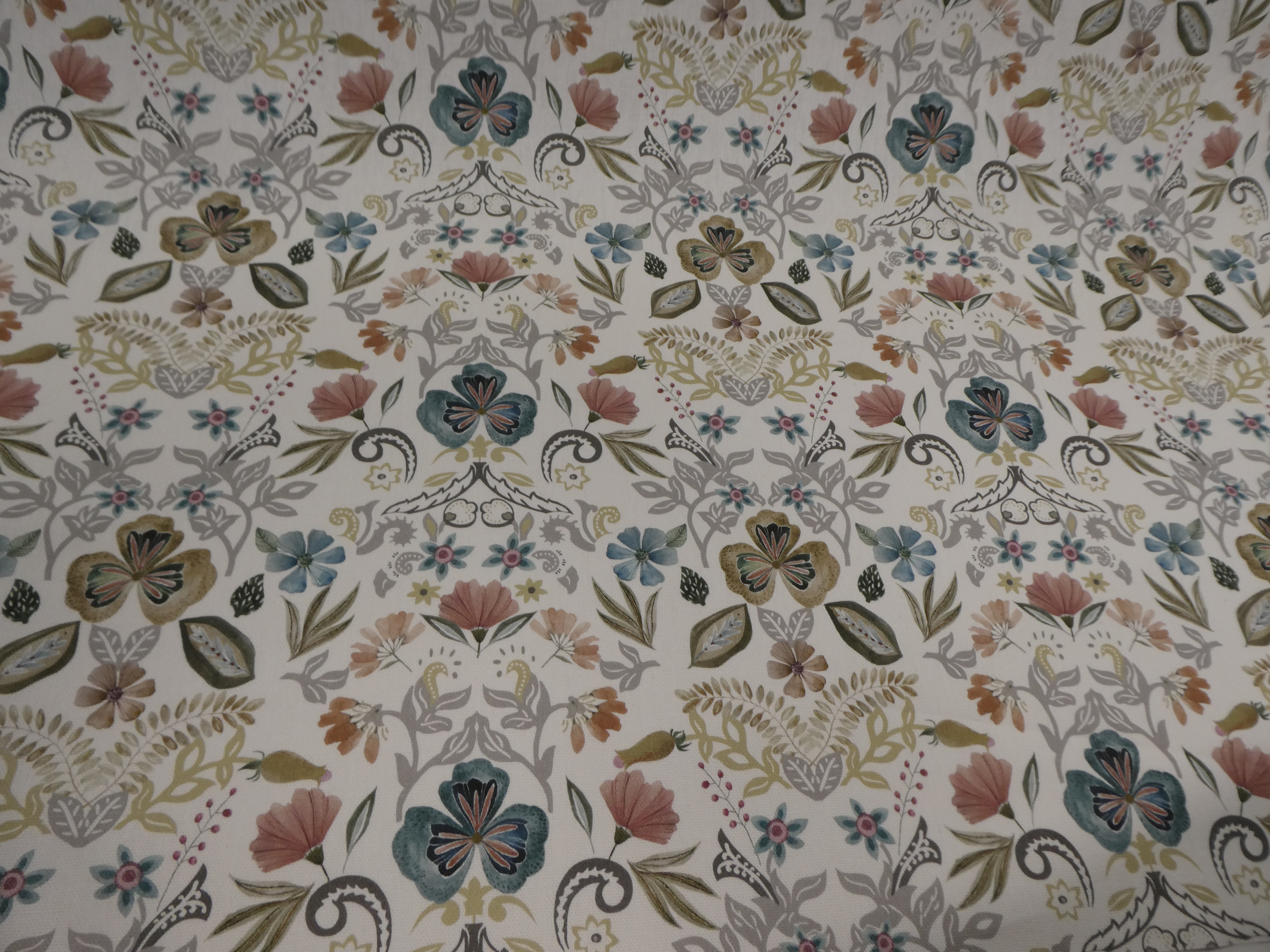 Elin multi ljus botten med blommor