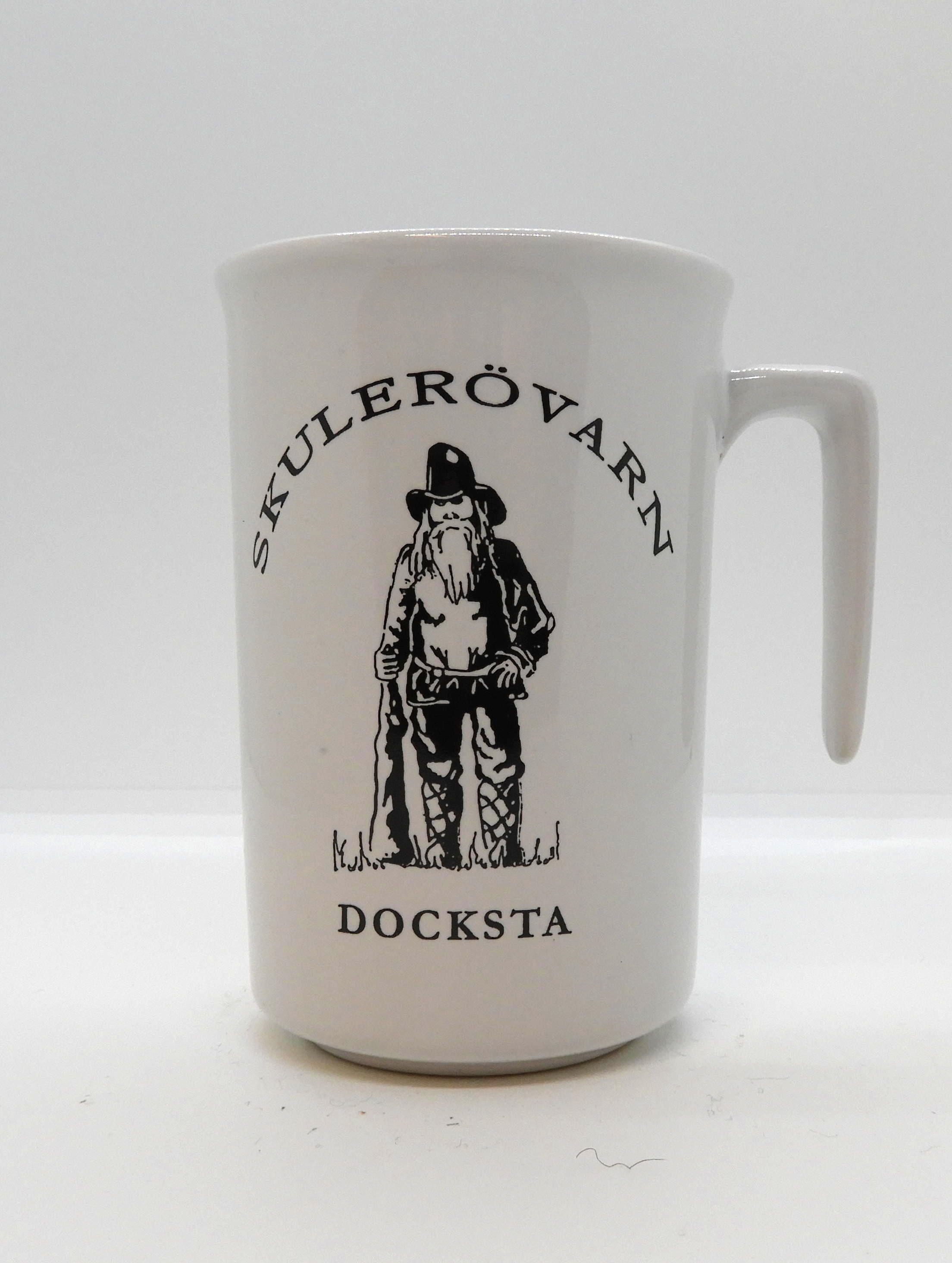 Mugg med SKULERÖVAREN,  DOCKSTA