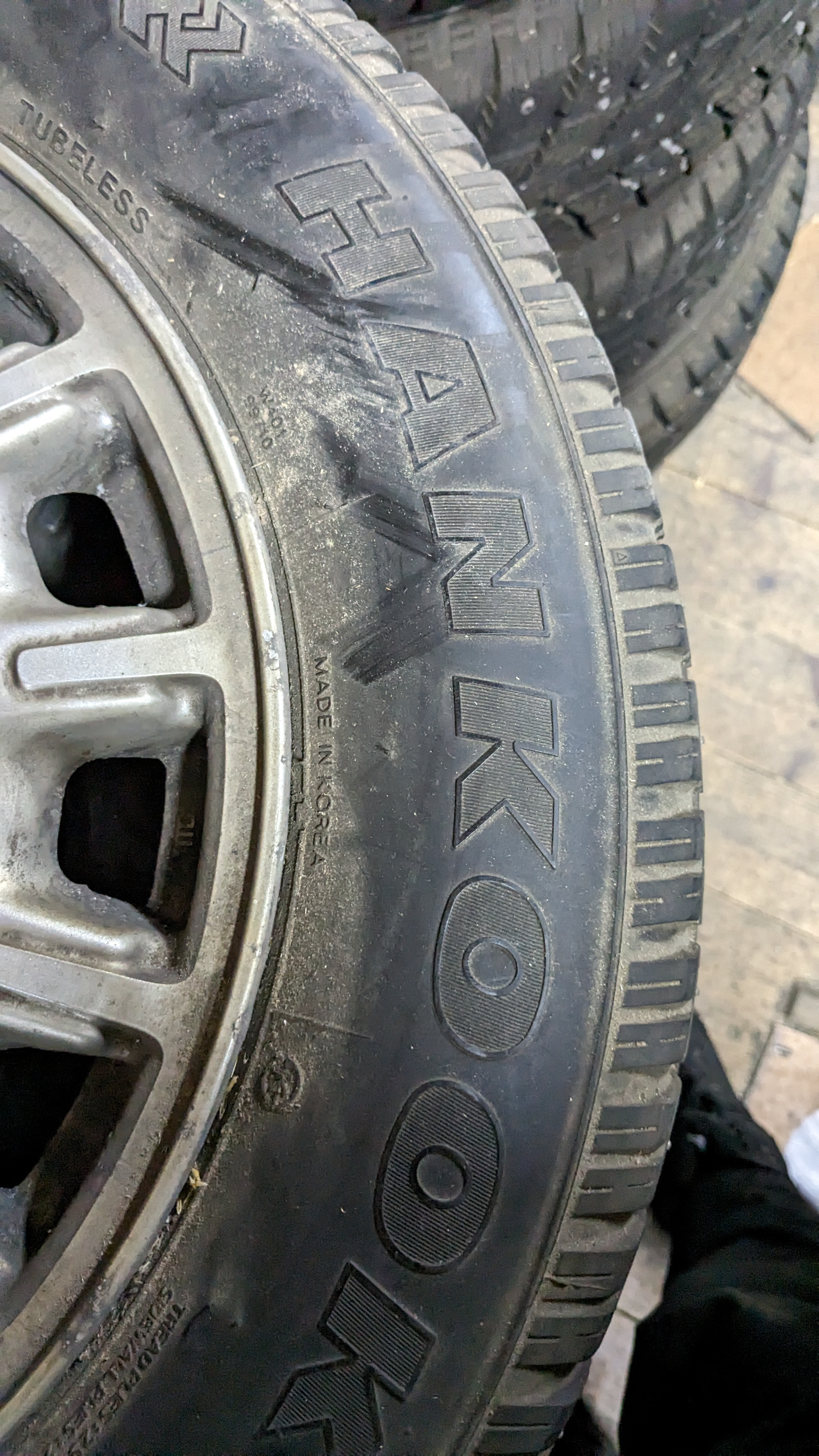 225/60R16 Komplett hjul, Hankook Zovac Dubbdäck - 3