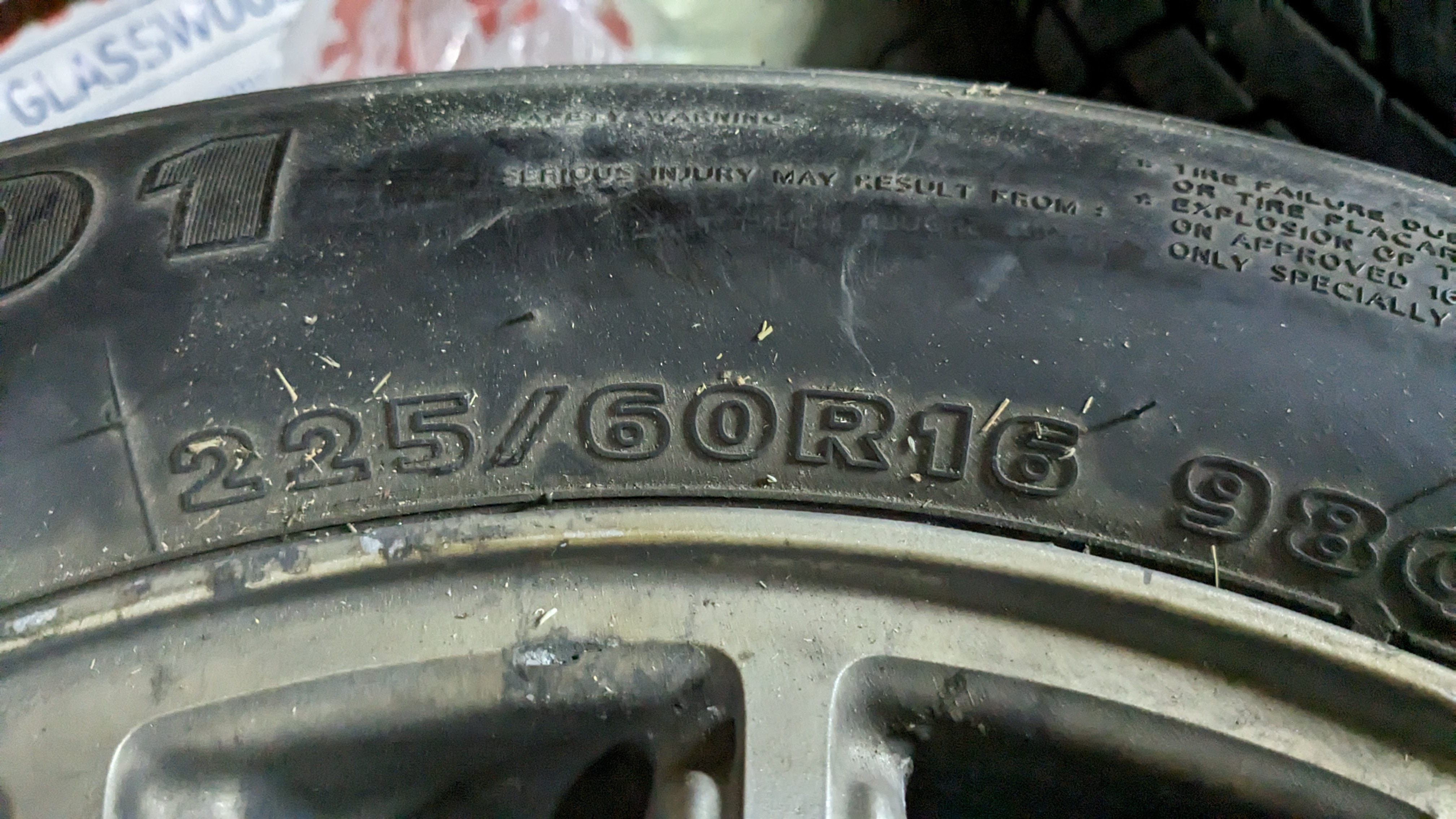 225/60R16 Komplett hjul, Hankook Zovac Dubbdäck - 4