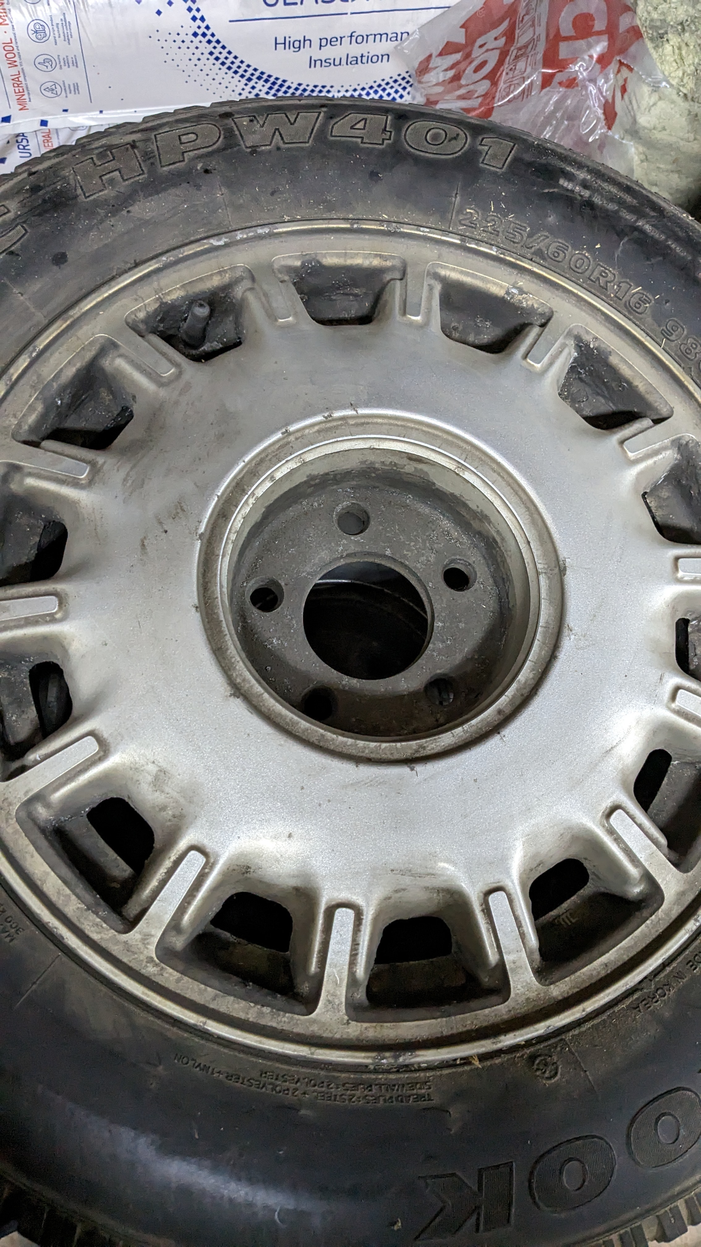 225/60R16 Komplett hjul, Hankook Zovac Dubbdäck - 2
