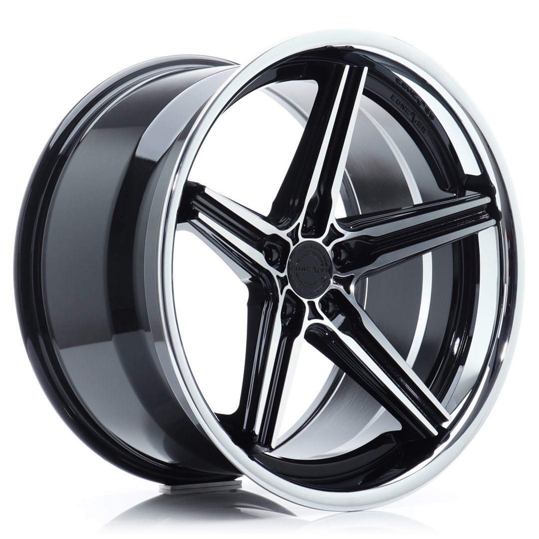 20" Concaver Wheels CVR9 - Black Diamond Cut