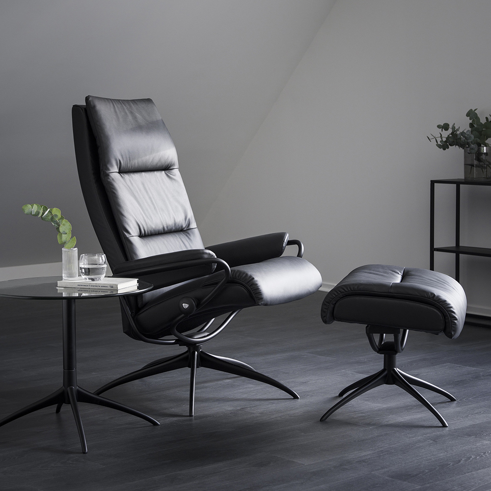 Tokyo Armchair High + Footstool (several choices) - Stressless® - 5