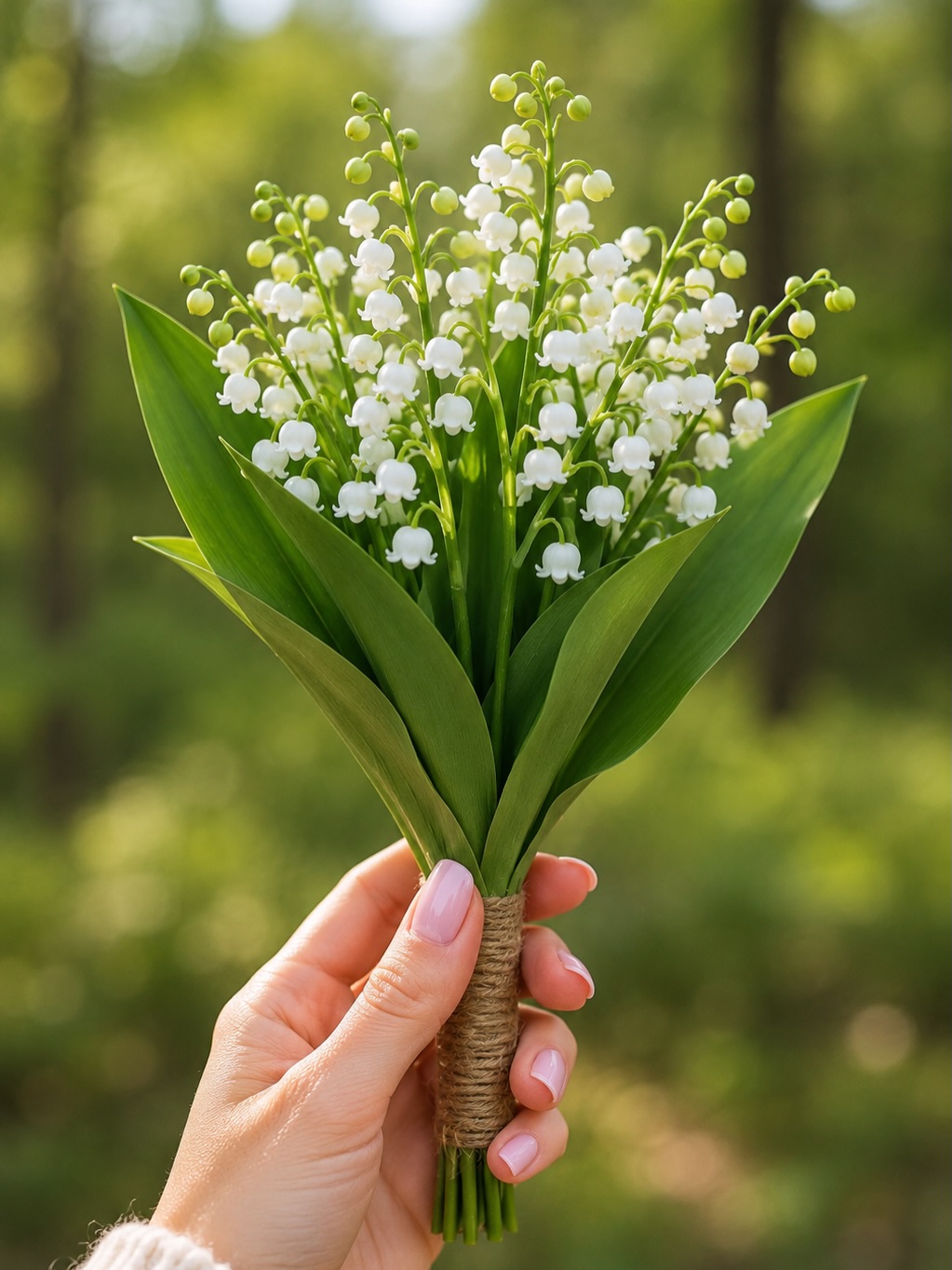 Lily of the valley - Bouquet - 30 cm