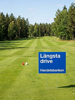 Skylt "Längsta drive"