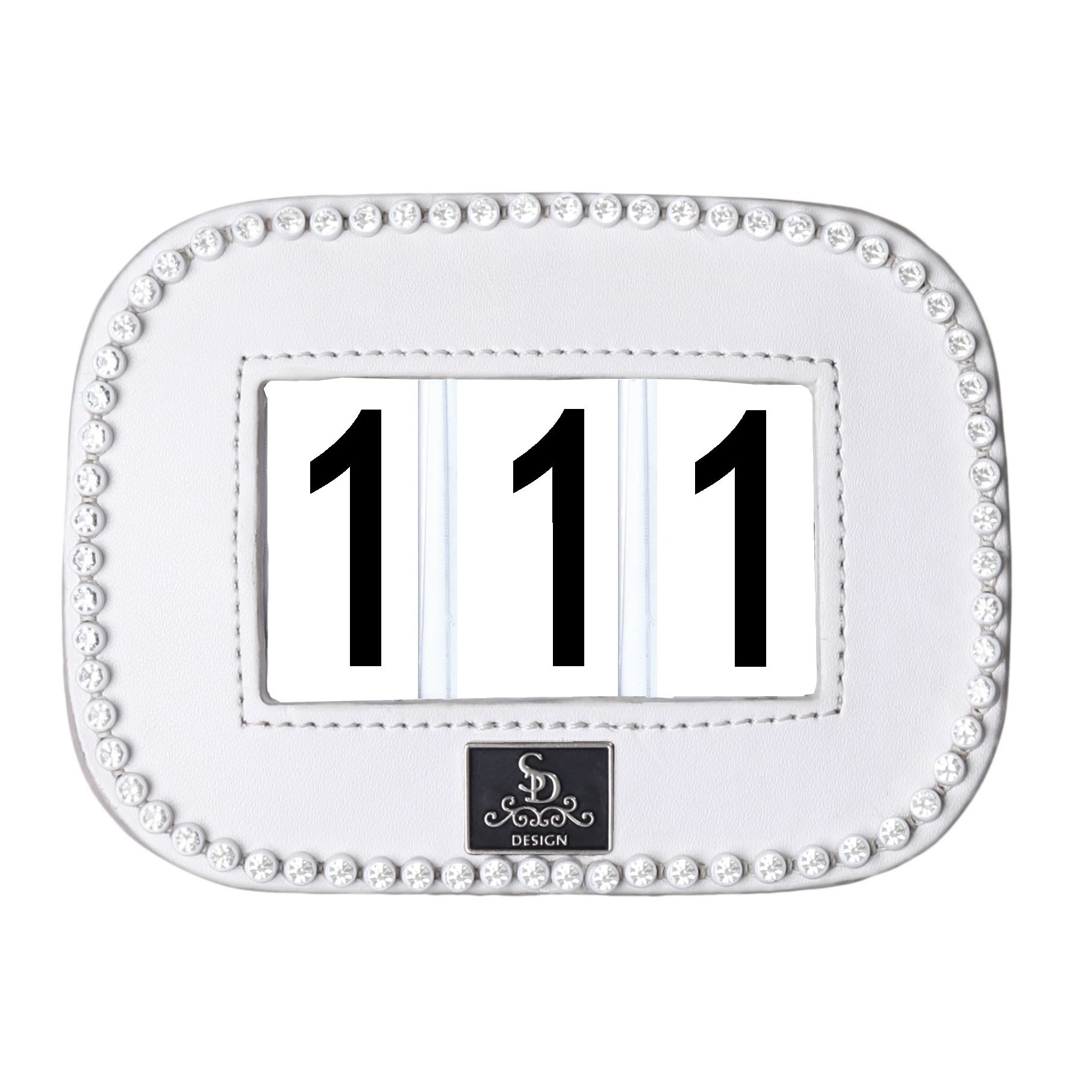 Tävlingsnummer SD Design Chrystal White