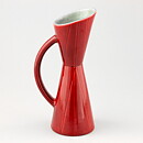 Carl-Harry Stålhane (California 1952) Red/Gray Pitcher Vase 18 cm