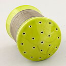 Carl-Harry Stålhane (Entré 1957) Green Shaker with Relief Decor 9 cm