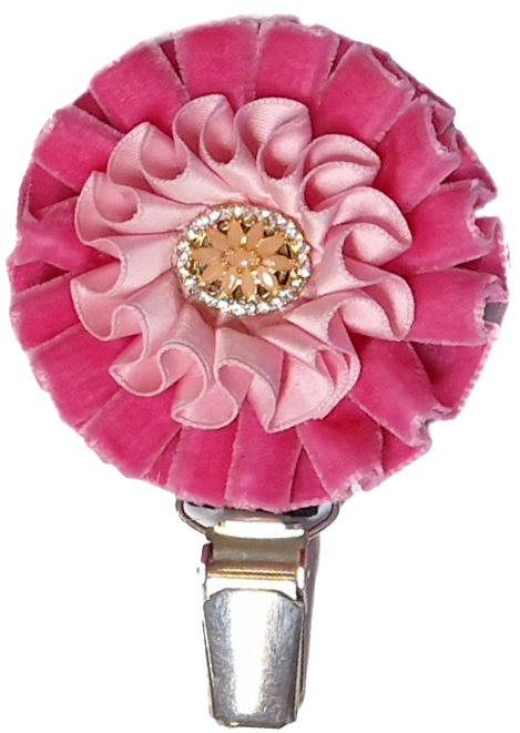 Elegant nummerlappshållare, rosa