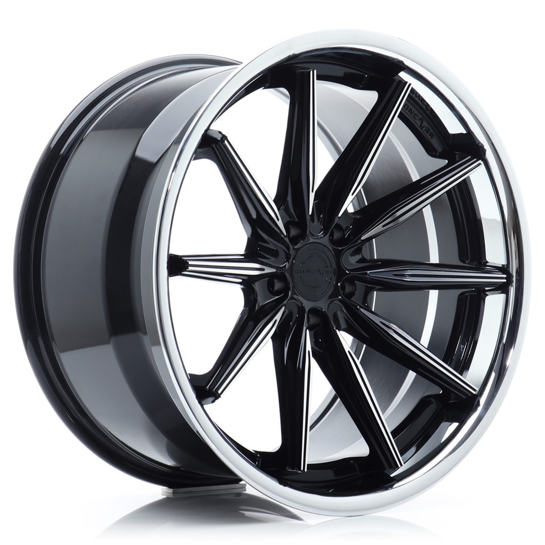 21" Concaver Wheels CVR8 - Black Diamond Cut