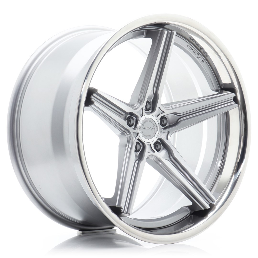 21" Concaver Wheels CVR9 - Brushed Titanium