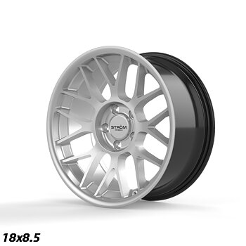 Ström Wheels STR2 RC 18x8,5 ET20 5x120 Quartz Silver