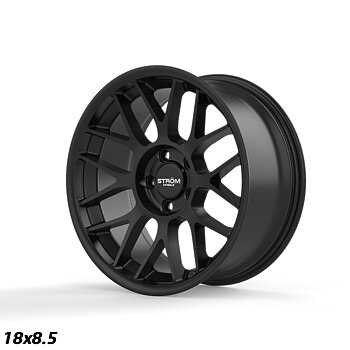 Ström Wheels STR2 RC 18x8,5 ET20 5x120 Full Satin Black
