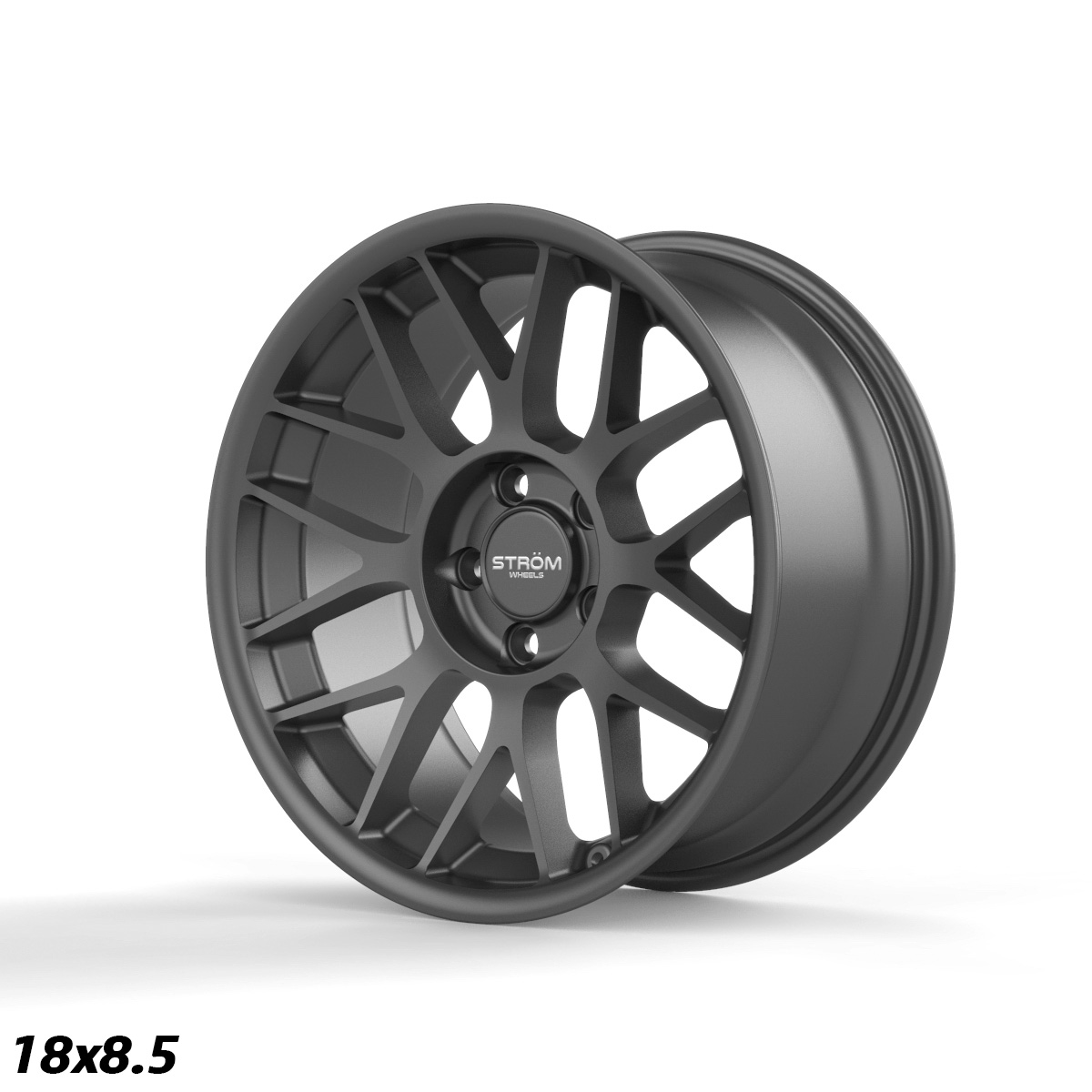 Ström Wheels STR2 RC 18x8,5 ET20 5x120 Satin Gun Metal