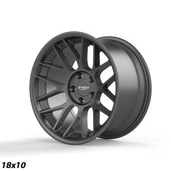 Ström Wheels STR2 RC 18x10 ET20 5x120 Satin Gun Metal