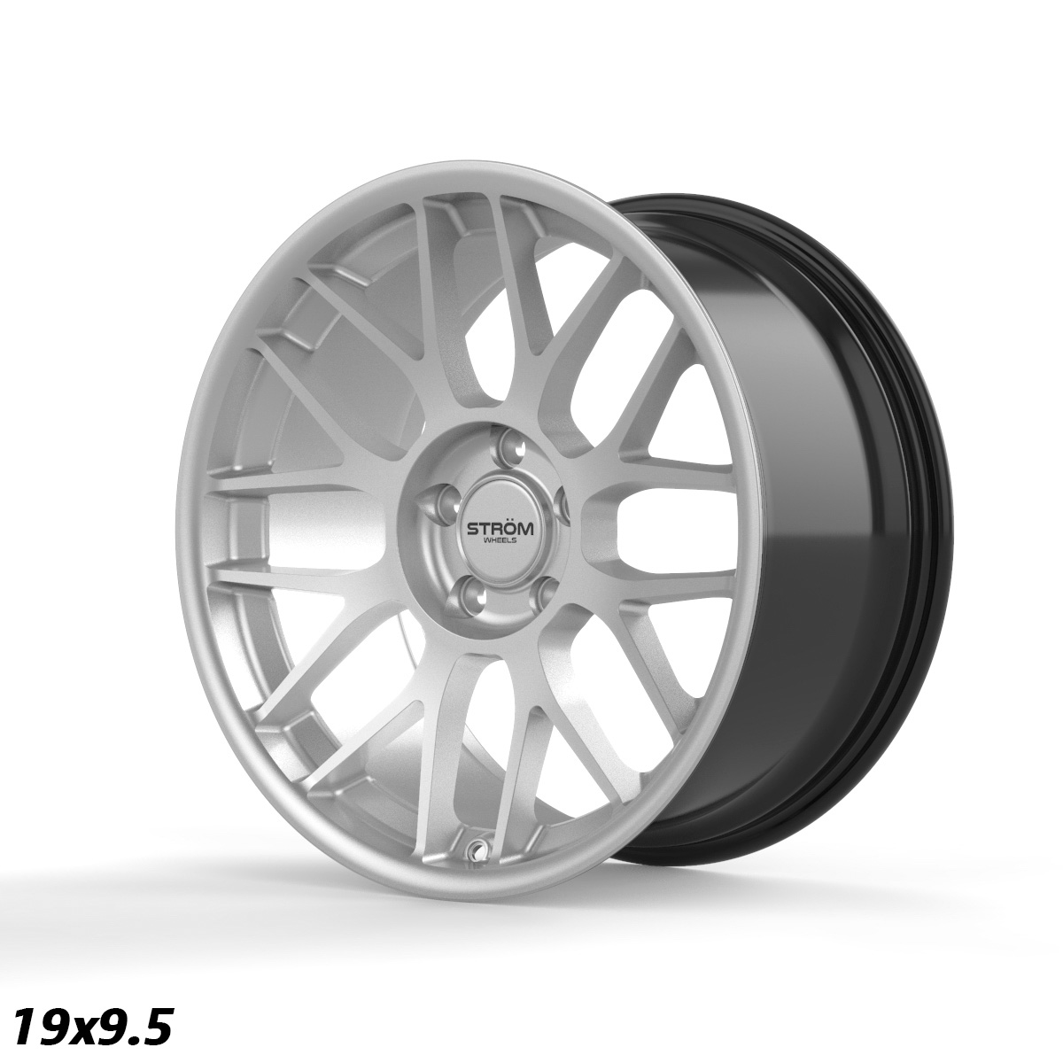 Ström Wheels STR2 RC 19x9,5 ET40 5x120 Hyper Silver