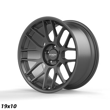 Ström Wheels STR2 RC 19x10 ET22 5x120 Satin Gun Metal