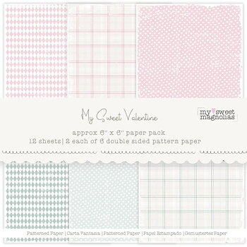 MAGNOLIA  - SWEET MAGNOLIAS paterned paperpack - My Seeet Valentine