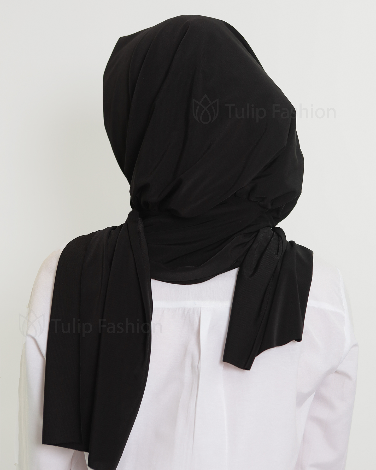 Hijab - Instant Lycra - Black - 3