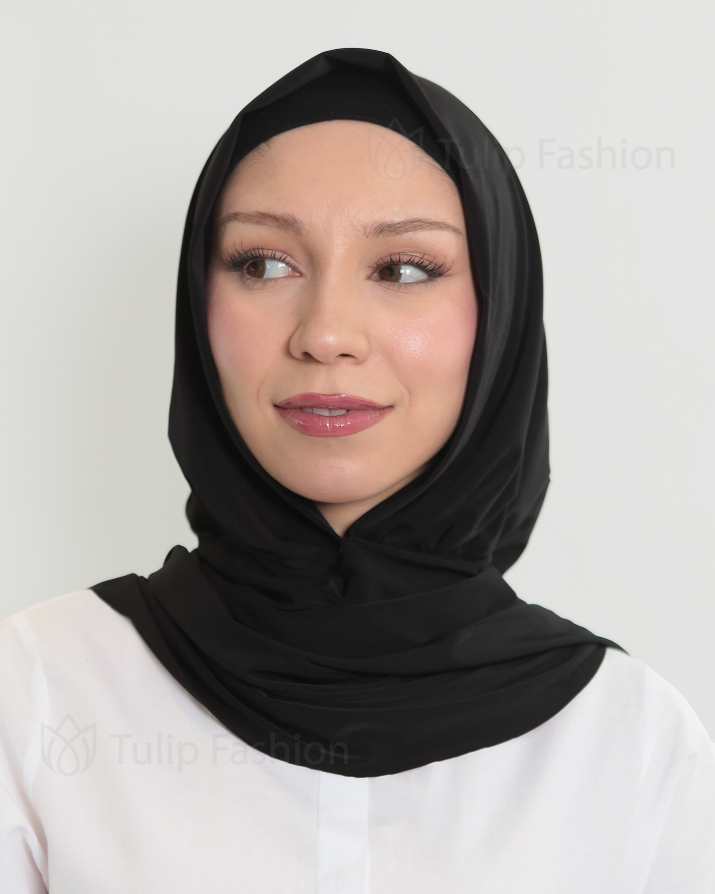 Hijab - Instant Lycra - Black