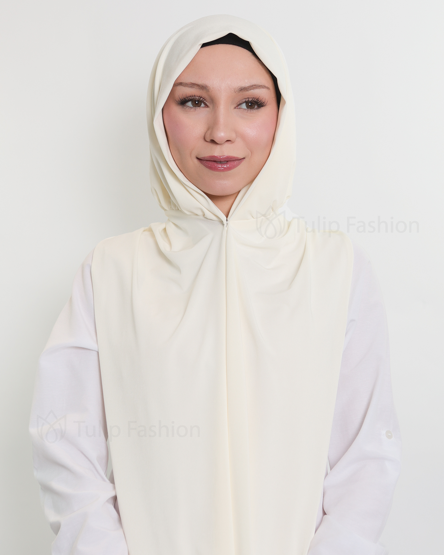 Hijab - Instant Lycra - Off-White - 5