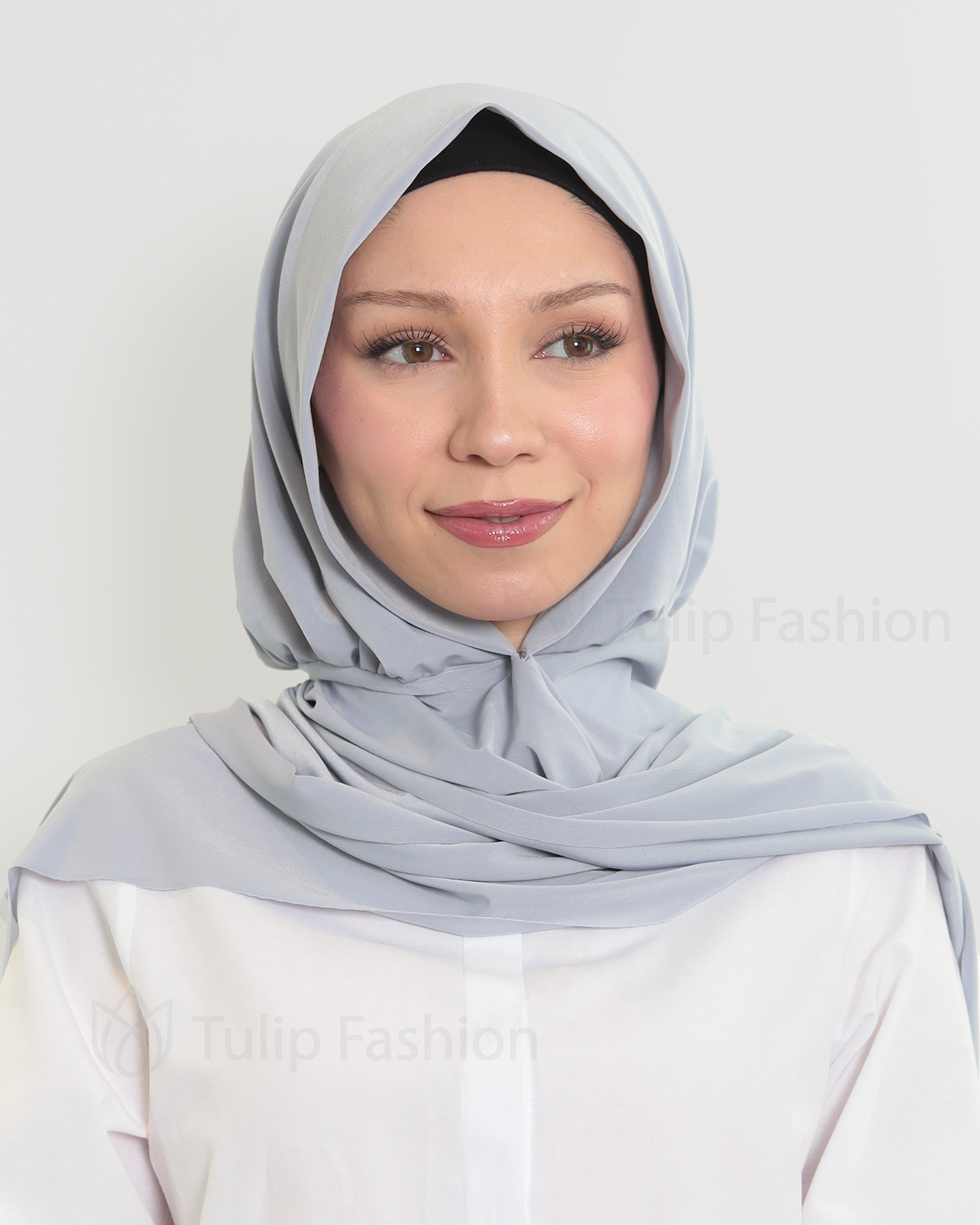 Hijab - Instant Lycra - Light Gray