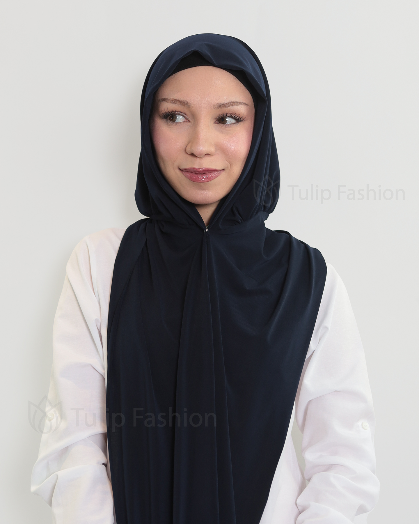 Hijab - Instant Lycra - Midnight blue - 4